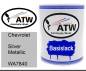 Preview: Chevrolet, Silver Metallic, WA7840: 1L Lackdose, von ATW Autoteile West.
